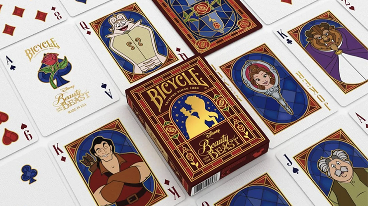 80282 alt3.png Bicycle Disney Beauty and the Beast by US Playing Card Co