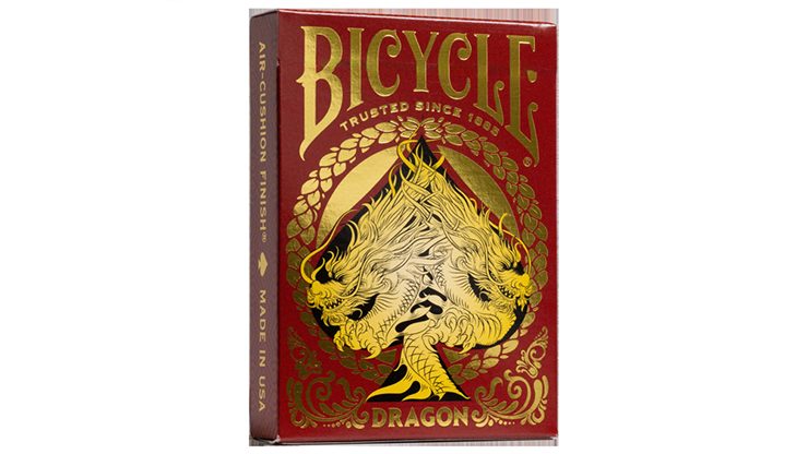 76660 full.png Bicycle Dragon Red Playing Cards by US Playing Card Co