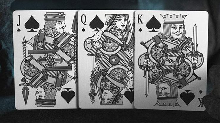 78254 alt1.png Slate Tally-Ho Playing Cards by Kings Wild Project