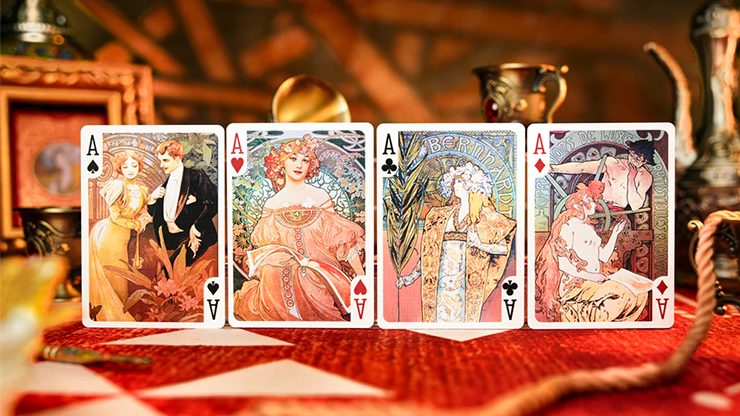 79961 alt2.png Mucha Standard Playing Cards by 52 MUSÉE