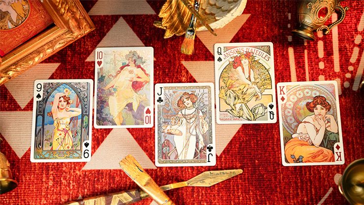 79961 alt3.png Mucha Standard Playing Cards by 52 MUSÉE
