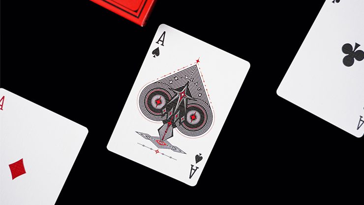 80131 alt4.png Mr. Black V1 (Red) Playing Cards