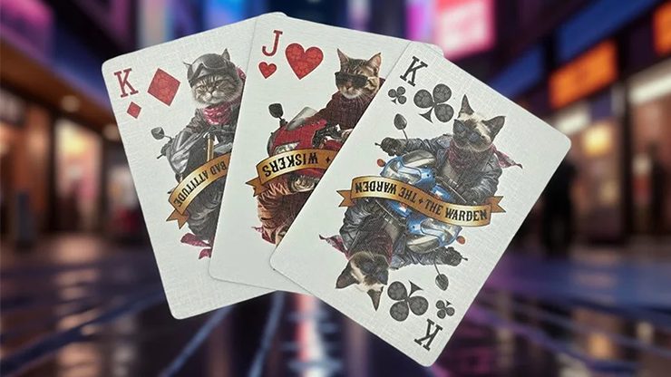 80156 alt2.png Biker Dogs Playing Cards by Collectable Playing Cards