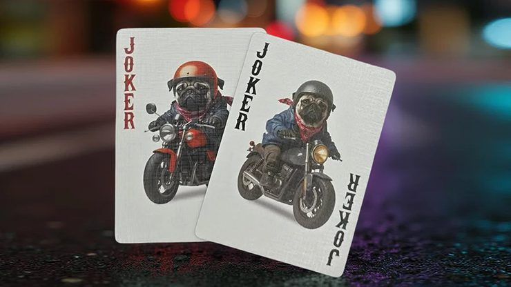 80156 alt3.png Biker Dogs Playing Cards by Collectable Playing Cards