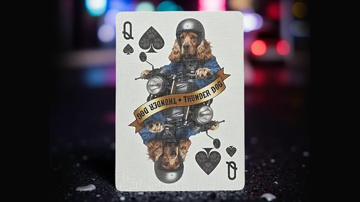 80156 alt5.png Biker Dogs Playing Cards by Collectable Playing Cards