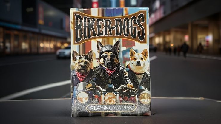 80156 full.png Biker Dogs Playing Cards by Collectable Playing Cards
